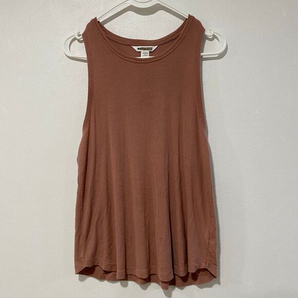 Athleta Tops - Athleta Sleeveless Tank Top Small Terracotta Brown Lightweight Lounge Activewear